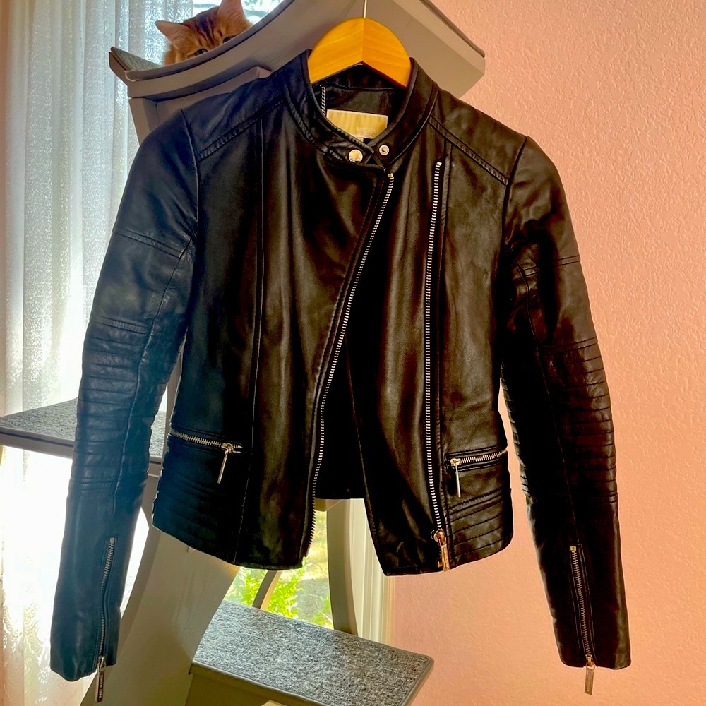 Lamb Leather Moto Jacket